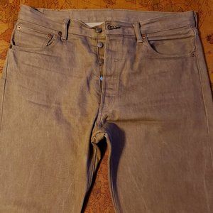Levi's 501 Original Shrink to Fit Men's Jeans Light Brown W36 L32